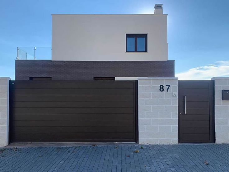 Porton corredizo + puerta a parte - FLOCEMAT Porton corredizo + puerta a parte - FLOCEMAT