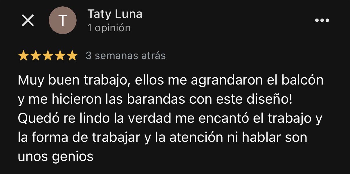 Testimonio de cliente Taty Luna - FLOCEMAT